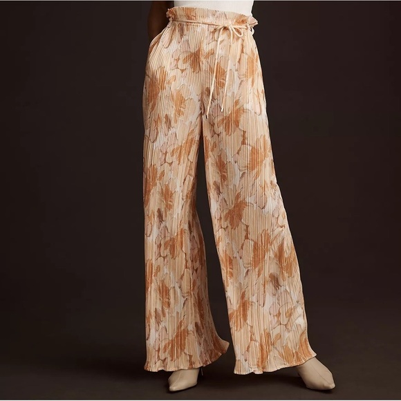 NWT Significant Other Marlie Printed Plissé Pants